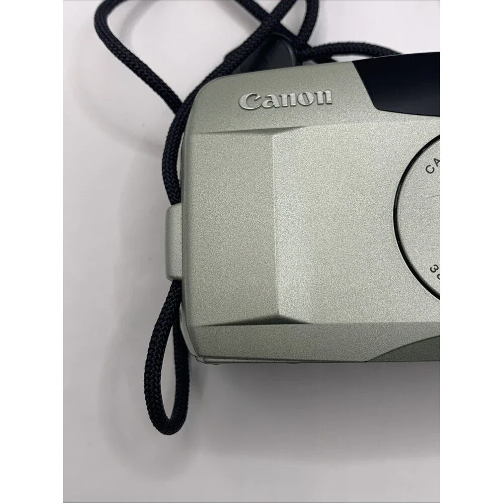 Canon Sure Shot 60 Zoom Date 35mm Film Camera 38-60mm 1995 Tamrac Strap Untested